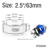 EPMAN HD Clamp System Assembly Exhaust V-band Clamp Quick Release For 2.0"/2.5"/2.75"/3.0" OD Exhaust / Intercooler Pip/Turbo