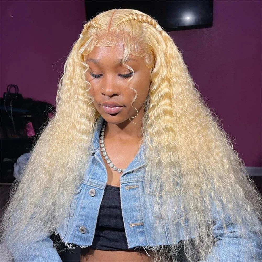 Ginger Lace Front Wig Human Hair HD Transparent 13x4 Lace Frontal Human Hair Wigs Colored Cosplay Orange Human Hair 180 Density