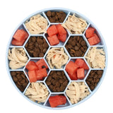 Pet honeycomb slow food bowl dog choking bowl antiskid dog bowl silicone suction cup slow food bowl Pet supplies accessories