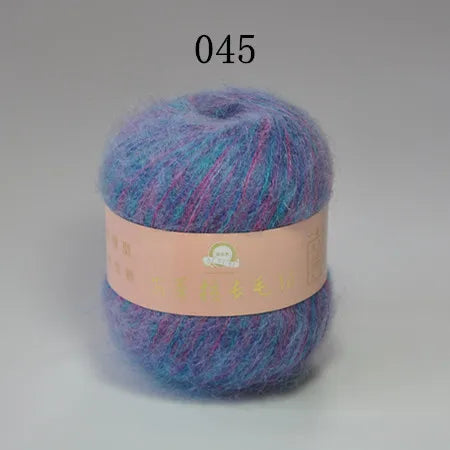 6 Balls Angora Mohair Wool Yarn for Knitting Soft Plush Cashmere Hand Crochet Lanas DIY Scarf Sweater Thread Freeshipping Sales