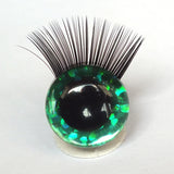 20pcs Toy Eyes Eyelash 12-35mm Doll Toy Safety Eye Crystal Eye DIY Plush DIY Doll Making Baby Eyelashes for Stereo Crystal Eyes