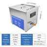 10L-30L 220V Portable Washing Machine Heater Timer Ultrasound Bath Ultrasonic Cleaner for Auto Parts Oil Rust Wax Dust Removal