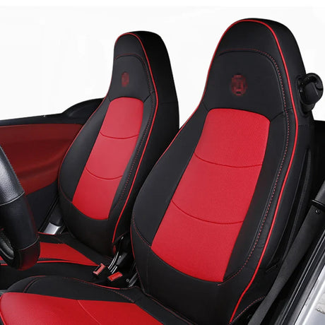 Custom Car Seat Covers Protector All-Inclusive Breathable Cushion Season Interior Styling Accessories For Smart 451 Fortwo 09-14