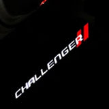 2Pcs Led Car Door Logo Welcome Light Challenger Projector Ghost Shadow Lamp For Dodge Challenger Scat Pack RT SRT SXT GT SE