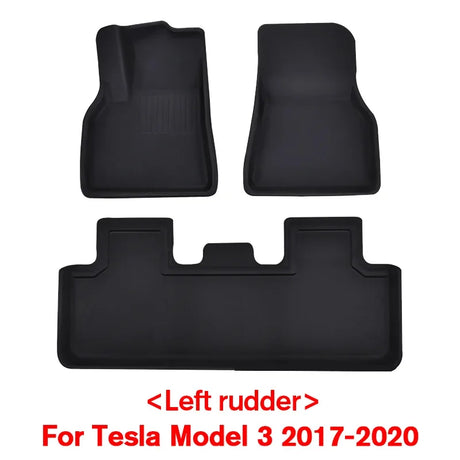 Fits New Tesla Model Y 3 Highland Floor Mat Trunk Luggage Mat LHD RHD 2017 to 2024 Left Right Rudder Four Seasons Floor Liner