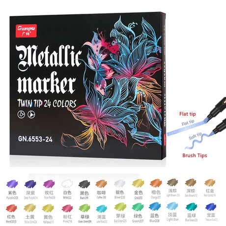 84/36 Colors Acrylic Paint Marker Pens Extra Fine and Dots Tip, for Rock Painting, Mug, Ceramic, Glass Wood, Fabric,Canvas,Metal