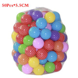 50/100 pcs 5.5/7/8 cm Eco-Friendly Colorful Soft Plastic Ocean Ball Pool Tent Fun Toy Baby Crawling Children Kid Gifts Outdoor