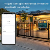 Tuya Smart Life WiFi Motorized Swing Gate Sliding Gate Opener Dry Contact 110V 240V Voice Control with Alexa Google Home