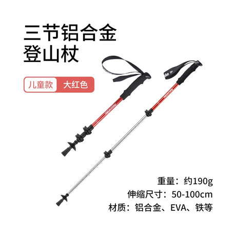 Naturehike 3 Node Adjustable Trekking Pole Ultralight Aluminum Alloy Telescopic Walking Hiking Climbing Sticks For Adult Child