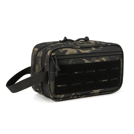 QT&QY Tactical Swimming Toiletry Bag For Men Hygiene Bag Military Tool Molle Small Dopp Kit Mens Shaving Kit Travel shower Bag