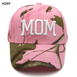 KOEP MOM And DAD Baseball Cap Fishing Caps Men Outdoor Women Washed And Worn Pregnancy Announcement Hats 3D Embroidery