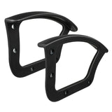 2 Pcs Chairs Arm Rest Computer Holder Wheel Plastic Chairs Armrest Rings Rack Plastic Office Gaming Arm Rest Replacement Parts