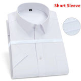 Plus Size 7XL 8XL 9XL 10XL 11XL Men's Dress Shirt Causal Twill Plain Social Basic Office Patchwork Blue Red Black Larger 160KG