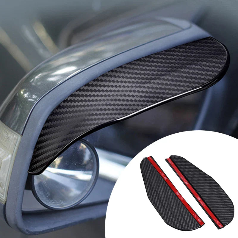 2Pcs Car Side Mirror Rain Guard Visor Rain Cover Eyebrow Waterproof Sun Shade Snow Shield Flexible Protector Car Accessories