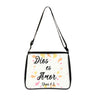 Christian Gift Bible Verse in Spanish Crossbody Bag Con Dios Todo Es Posible Messenger Bags Shoulder Bag Casual Handbag