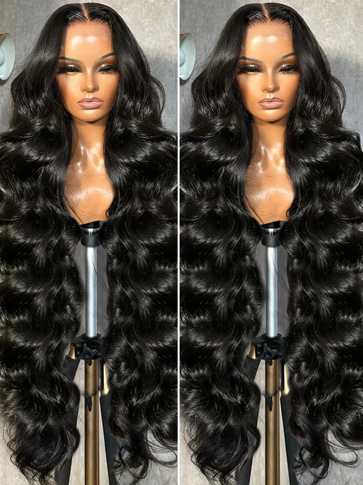 250% HD 13x6 Body Water Wave 40 Inches Lace Frontal Wig 13x4 Lace Front Human Hair Wigs 5X5 Glueless Wear To Human Hair Wigs