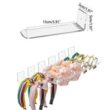 Multifunctional Headband Holder Clear Jewelry Organizer Perfect Headband Display Organizer for Teen Girl Women Gifts