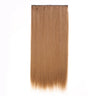 Synthetic Clip in Hair Extensions 6 Pcs/Set 16 Clips Long Straight Hairpieces Clip On Hair Extension for Women Blonde