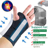 Compression Arthritis Gloves Adjustable Wrist Support Brace for Arthritis Tendinitis Pain Relief Women Men Weight Lifting Gym