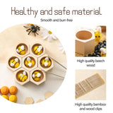 Montessori Honeycomb Wooden Toys Bee Educational Toys Assemble The Block Beehive Toys Hand-foot Coordination Toy A Gift For Baby