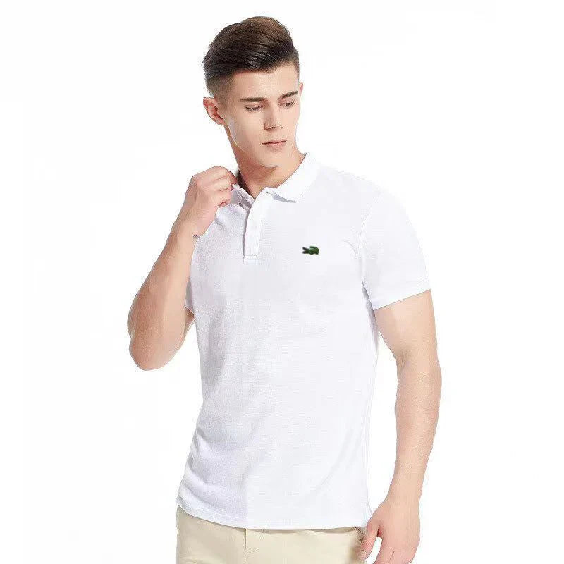 2023 High quality men's  embroidered polo shirt 2023 summer new high-end business casual lapel short sleeve T-shirt top s-6xl