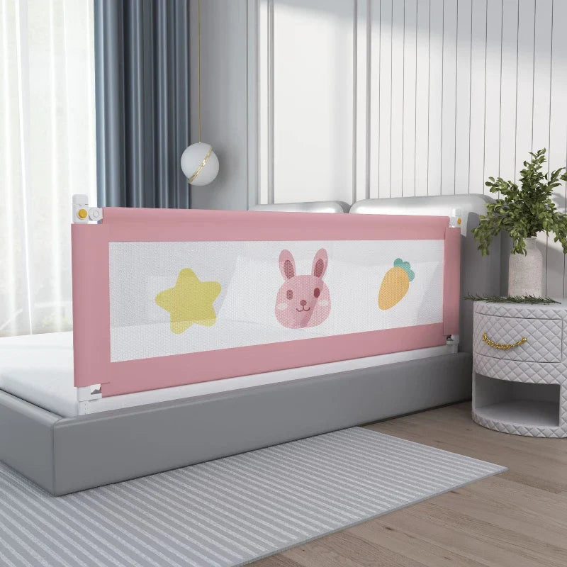 Embroidered Children's Anti-falling Bed Fence Universal Safety Guard for Large and Small Beds Anti-fall Protective Bed Fence