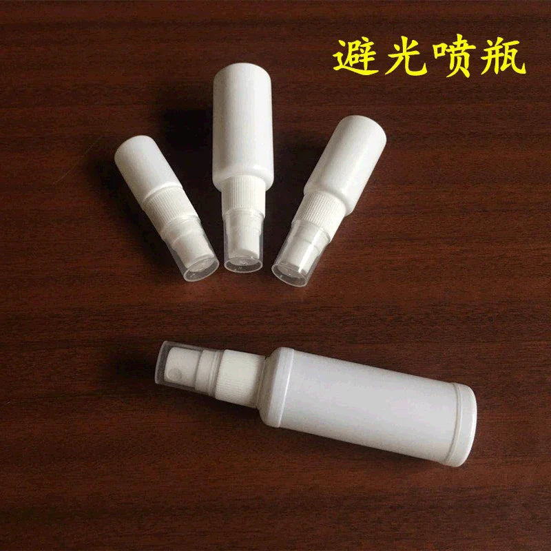 100PCS/LOT White Spray Bottle 10ml 20ml 30ml 50ml 60ml 100ml Empty Perfume Vial Refillable Mist Pump Atomizer Travel Accessories