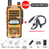 Baofeng UV S22 PRO V2 IP68 Walkie Talkie Waterproof Dual Band 136-174/400-520MHz Ham Radio Upgraded Of UV9R UV5R Pro 50KM Range