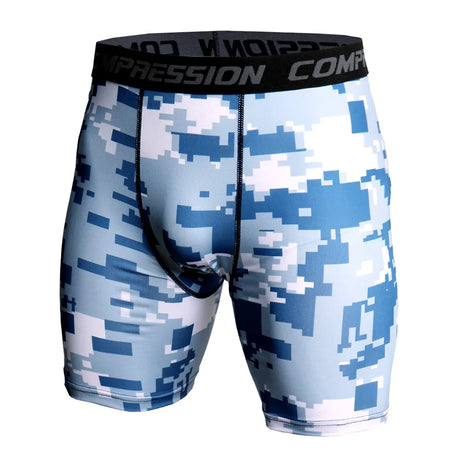 Men Running Shorts Summer Camo Sportswear Male Short Pants Muscle Gym Fitness Sport Tights Workout Training Compression Shorts