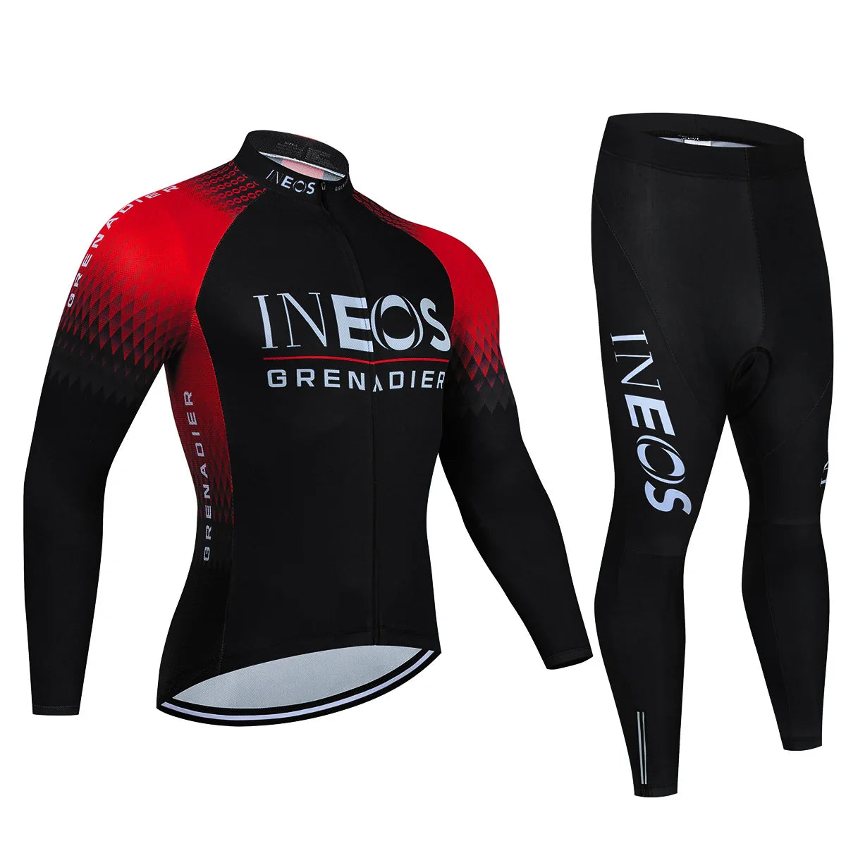 Ineos Grenadier Autumn Cycling Jersey Set Long Sleeve Quick-Dry Bicycle Clothing MTB Maillot Ropa Ciclismo Road Bike Sports Wear