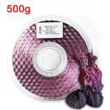 New Silk Rainbow PLA 1.75mm 3D Printing Material Duotone Gradient Gold Bronze Purple Black 3D Printer Filament 1kg 500g 250g