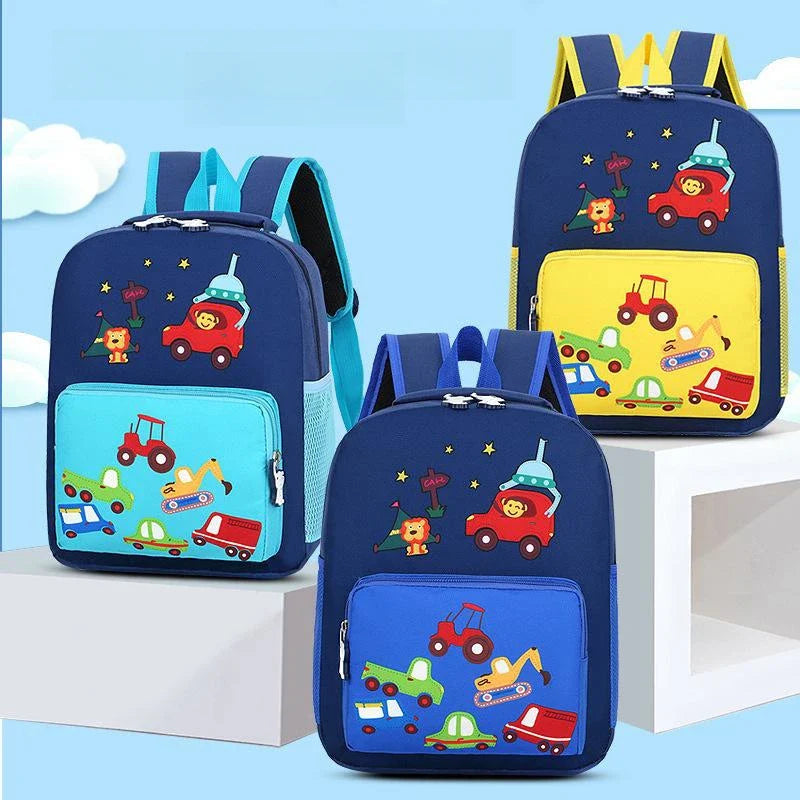 New Children School Bags for Boy Girls Baby Child Backpacks Kindergarten Cartoon Cars Toddle Kids Backpack for 2-6 years