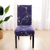 Printed Chair Cover Elastic Seat Chair Slipcovers Removable Washable Stretch Banquet Hotel Dining Room Arm Office Chair Cover