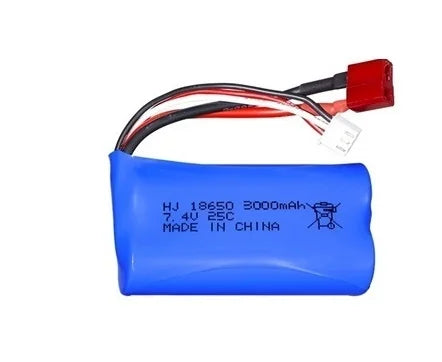 7.4V 3000mAh 18650 Lipo Battery for Wltoys 10428 /12428/12423 RC Car Parts 2s 7.4v battery For Wltoys 144001 A959-B A969-B Q46