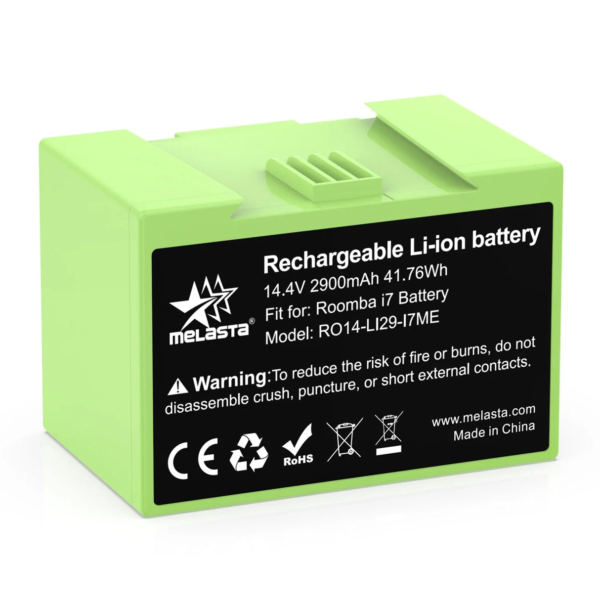 Melasta 14.4V 2900mAh Battery for iRobot Roomba e Replacement Lithium Ion and i Series i7 7150 7550 i7+ 7550 e5 e6 i3 i3+ i4 i4+