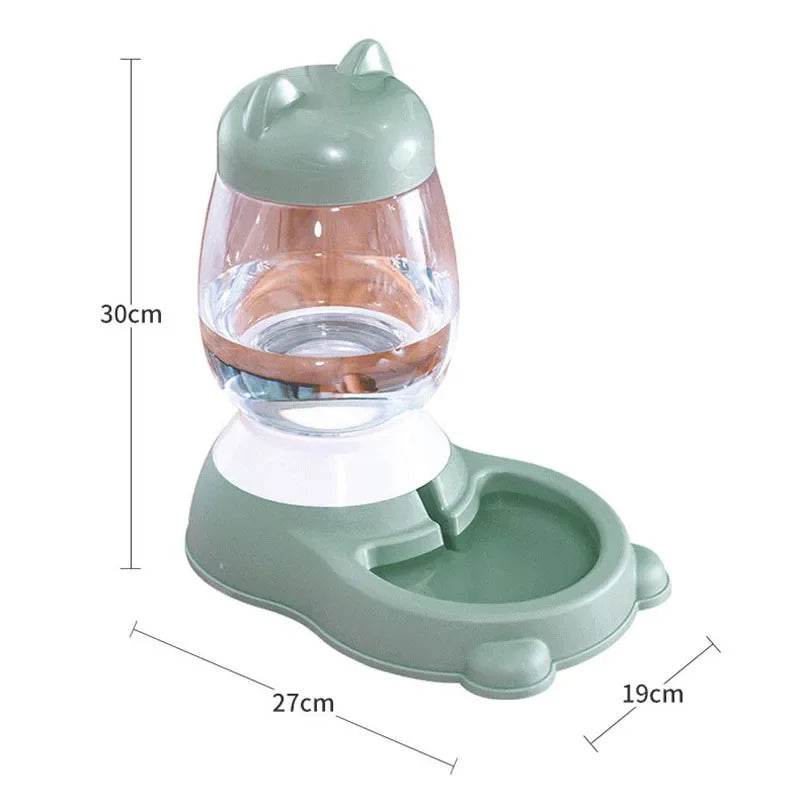 2.2/2.5L Dog Food Water Bowl Automatic Feeder Dispenser for Cat Dog Large Capacity Pet Drinking Bowl Cat Supplies