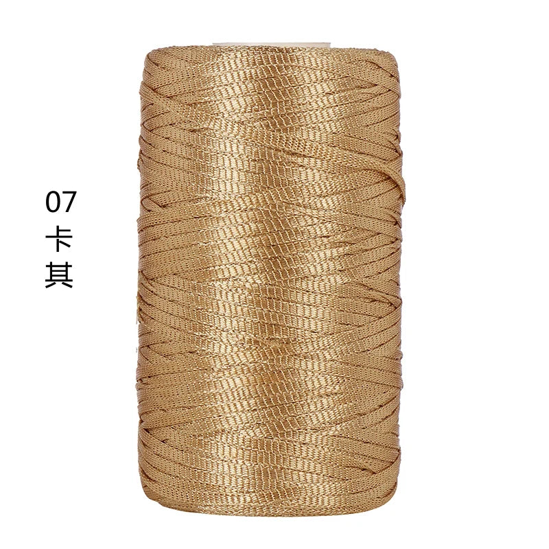 100g Summer Crochet Yarn 3mm Cord Line Hat Thread For Hand Knitting Diy Hat Shoe Shawl Bag