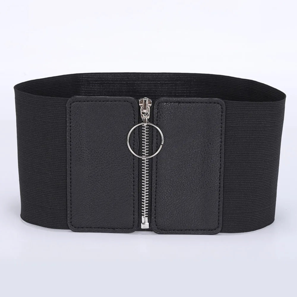 Women Super Wide Belt High Quality Waist Strap For Dress Plus Size Corset Belts Stretch Cummerbunds Elastic Waist Belt Waistband