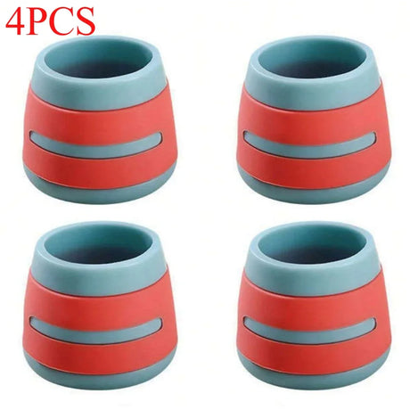 4PCS Silicone Table Chair Foot Cover Non-slip Furniture Foot Protectors Mute Leg Protectors Floor Mat Household Anti-Slip Tool