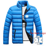 EMT Paramedic Emergency Medical 2022 Men's New Winter Jackets Parka Warm Outwear Fashion Casual Slim Coats Windbreaker Coats Top