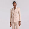 Business Suit for Women Suits Sets 2023 Women's Two-piece Suit Serge Double-breasted Slim Fit Chic and Elegant Woman Pants Set