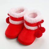 Winter Sweet Newborn Baby Girls Princess Winter Boots First Walkers Soft Soled Infant Toddler Kids Girl Footwear Shoes Booties