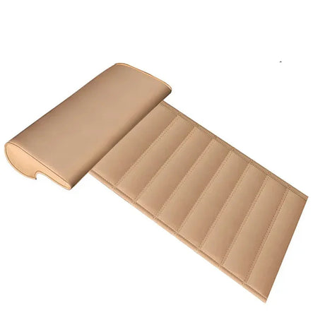 Car Seat Extender Leg Cushion For Driver Leather Universal Leg Support Pillow Cover Memory Foam Auto Seat Extender Padding Mat