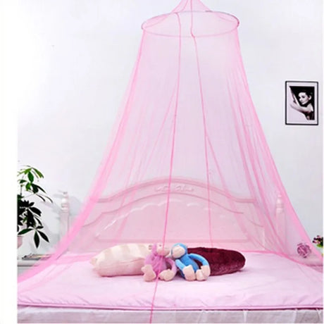 3Colors Summer Elgant Hung Dome Mosquito Net For Double Bed Summer Polyester Mesh Fabric Home bedroom Baby Adults Hanging Decor