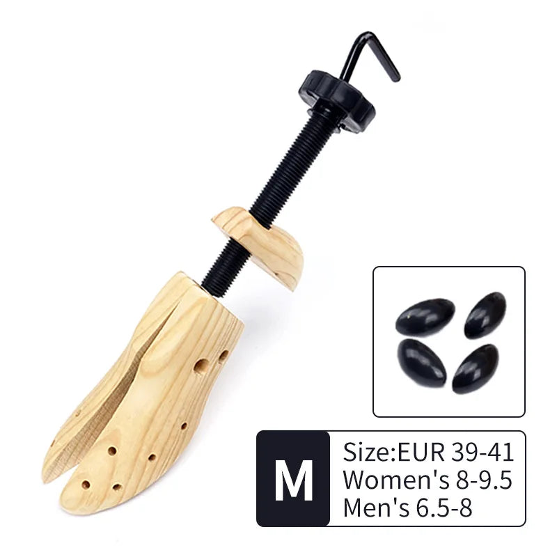 Shoe Stretcher Wooden Shoes Tree Shaper Rack Wooden Adjustable Man Women Flats Pumps Boot Shaper Rack Expander Trees Size S/M/L