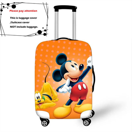 18-32 Inch Mickey Minnie Elastic Luggage Protective Cover Trolley Suitcase Protect Dust Bag Case Travel Accessories