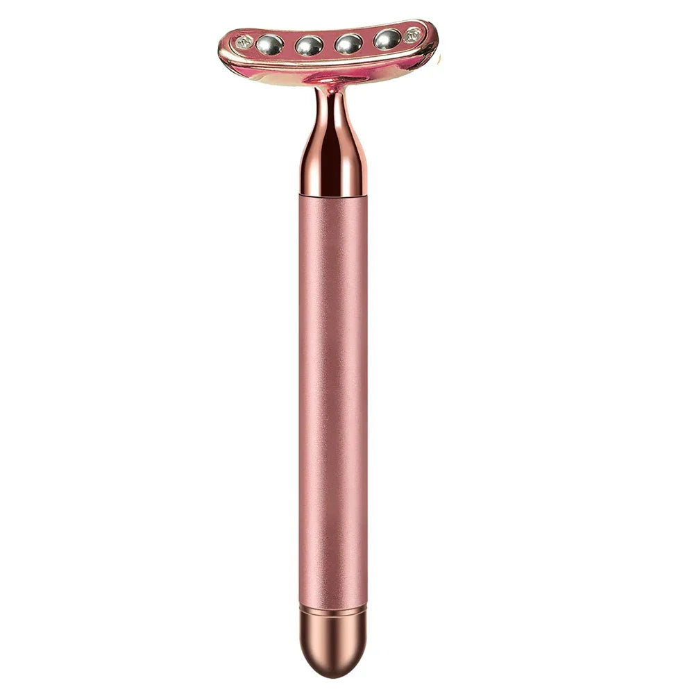 New Electric Face Massager Unique Crescent Shape Facial Roller For Arm Eye Nose Massage Face Lifting Beauty Spa Skin Care Tools