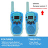 T388 Walkie Talkie Children Radio Receiver Walkie Talkie Toy Kids Birthday Gift Child Toys for Boys Girls 3 Km Hand-held 2Pcs