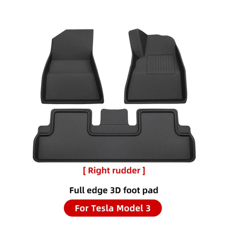 YZ Past Tesla Model 3 Y Highland Floor Mat Bagage Mat 2017 to 2024 Vier Seizoenen waterdichte 3D Vloer  Liner