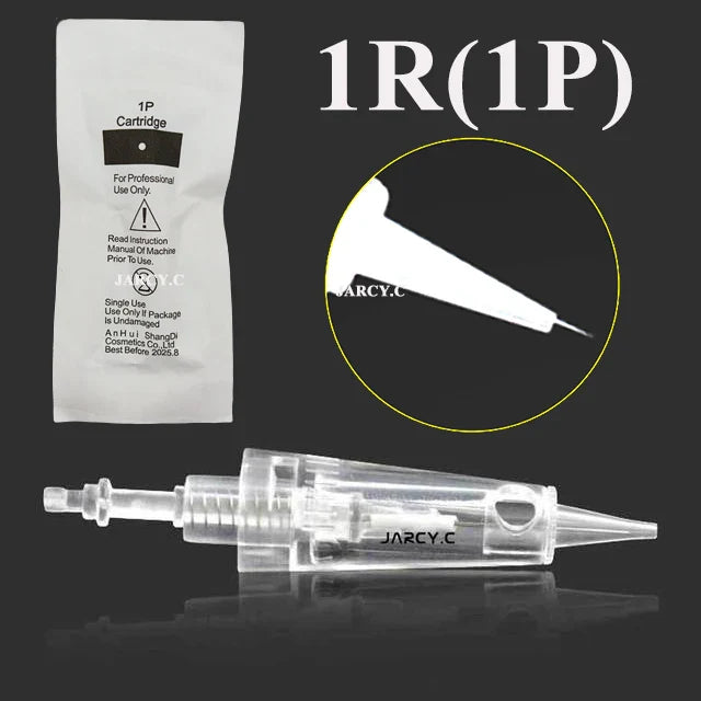 Disposable Microblading Tattoo Cartridge Needle For Micropigmentation Permanent Makeup Brow Lip Pencil Needle 1/3/5R (Mixable)